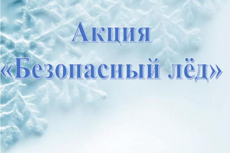 Акция "Безопасный лёд".